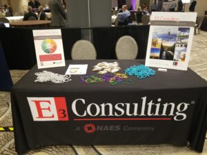 photo of E3's table at Projects & Money