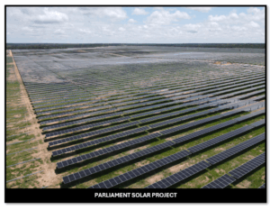 Photo of the Parliament Solar Project